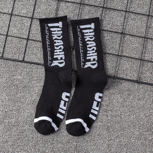 European And American Cotton Socks Trendy Socks For Men And Women In The Long Tube - ROUTINE FASHION