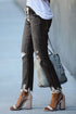 Casual Women's Elasticated Lace-up Slim-fit Jeans - ROUTINE FASHION