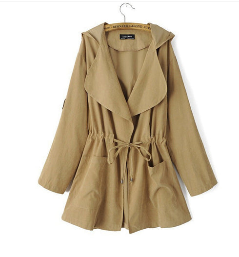 Hooded trench coat - ROUTINE FASHION