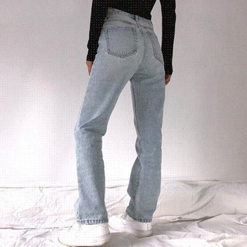 Slim Trousers Jeans For Women Tight Pants Zipper Red Office - ROUTINE FASHION