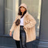 Women Winter Faux Fur Warm Long Coat Korean Teddy Coats - ROUTINE FASHION