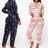 Hooded Nightwear for women Christmas Pajamas set - ROUTINE FASHION