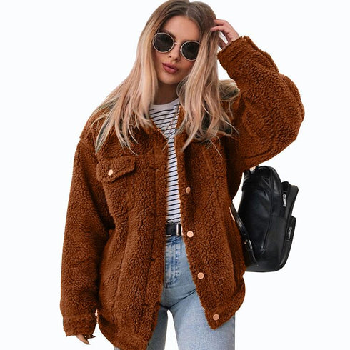 2019 Winter Ladies Ladies Jackets Warm Jacket Tops Sweaters - ROUTINE FASHION