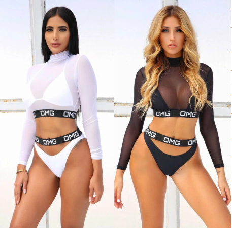 Split swimsuit women Europe and America - ROUTINE FASHION