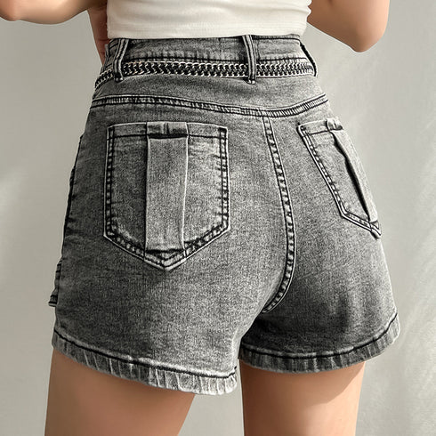 Women's Irregular Splicing Denim Skirt - ROUTINE FASHION