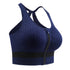 Women Zipper Sports Bras High-intensity Shockproof Underwear Running Fitness Vest Gym Workout - ROUTINE FASHION