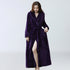 Thick waist velvet bathrobe - ROUTINE FASHION