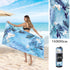 Double Sided Fleece Printed Beach Towel Microfiber Beach Towel - ROUTINE FASHION