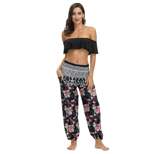 Pants Trousers For Women Track Ripped Sportwear - ROUTINE FASHION