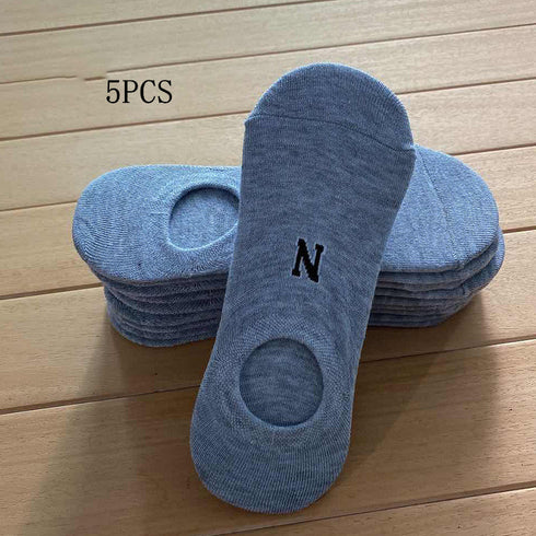 Socks Men And Women Solid Color Boat Socks Spring Invisible Socks Socks Socks Net Red Men'S Socks - ROUTINE FASHION