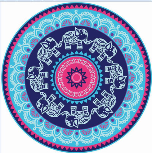 Round beach towel - ROUTINE FASHION