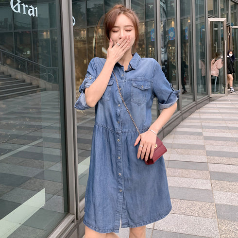 denim dress - ROUTINE FASHION