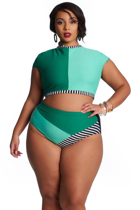 Women Large Size Swimsuits - ROUTINE FASHION