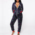 Hooded Nightwear for women Christmas Pajamas set - ROUTINE FASHION