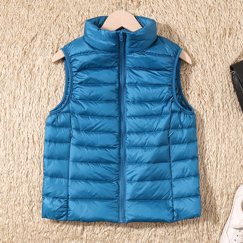 Lightweight down jacket women's Vest Short Size Large - ROUTINE FASHION