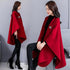 Fashion Longfengni Women's Woolen Cape Coat - ROUTINE FASHION