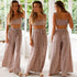 Women's Suspenders Printed Tops Wide Leg Pants Suit - ROUTINE FASHION