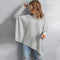 Mid-length Solid Jumper Women's Loose Diagonal Hem Sweater - ROUTINE FASHION