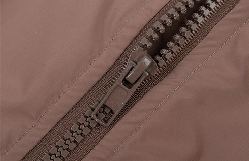 American Retro Coffee Color Short Baseball Cotton Coat Women - ROUTINE FASHION