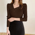 Stylish Underlay Knitted Dress For Women - ROUTINE FASHION