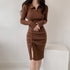 Jumper Dress Knitted Dress - ROUTINE FASHION