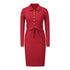 Mid-length Pullover Knitted Dress - ROUTINE FASHION
