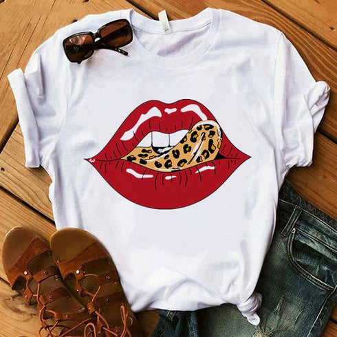 Women's short - sleeved T-shirt blouse - ROUTINE FASHION