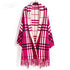 Plaid Mid-length Cardigan Women's Knitted Tassel Shawl Coat Women - ROUTINE FASHION