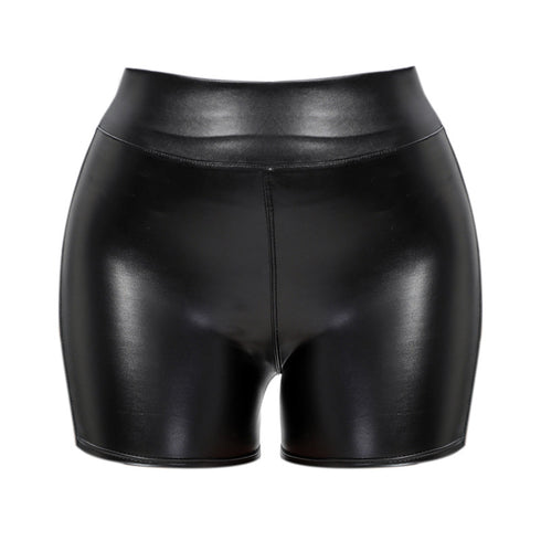 PU Leather Tight Shorts For Women - ROUTINE FASHION