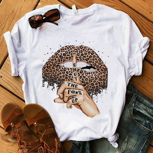 Women's short - sleeved T-shirt blouse - ROUTINE FASHION