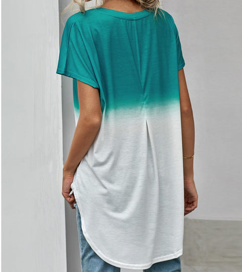 Women's blouse with gradient print - ROUTINE FASHION