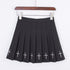 Pleated skirt women's embroidered skirt - ROUTINE FASHION