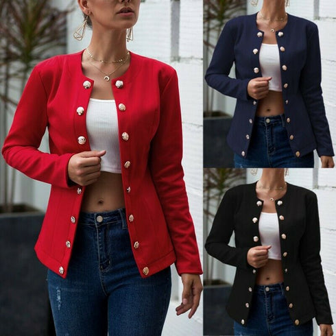 Double-breasted small blazer - ROUTINE FASHION