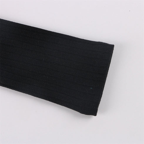 Long Skirt Deep V-neck Long-sleeved Knitted Jumper - ROUTINE FASHION