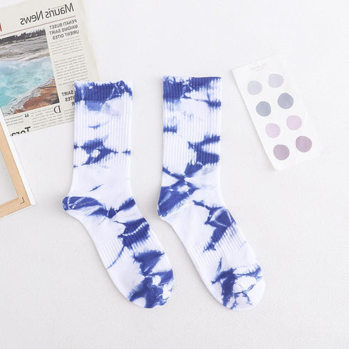 Trendy Tie Dye Socks For Men And Women - ROUTINE FASHION