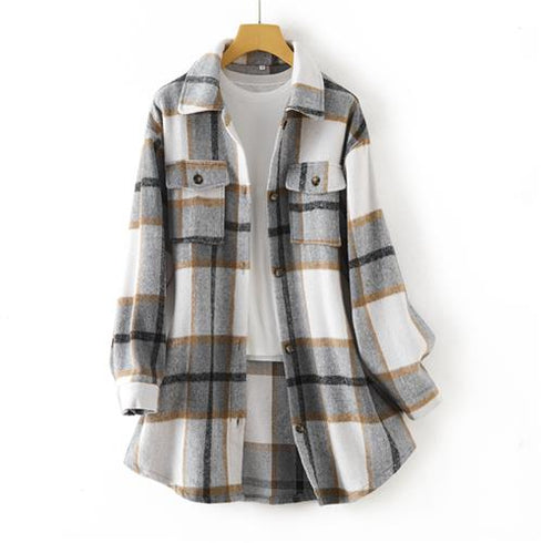 Fashion Casual Long Shirt Coat Women - ROUTINE FASHION