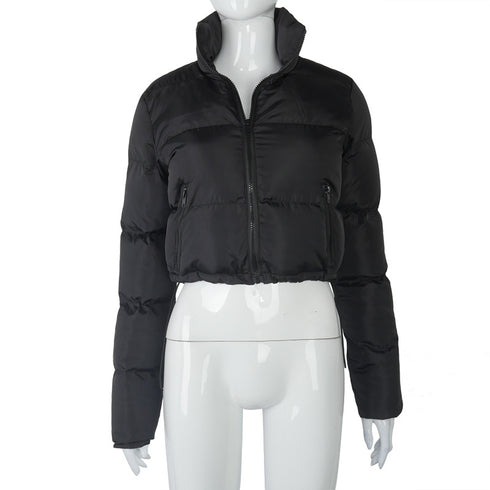 Stand-up collar warm casual down jacket - ROUTINE FASHION