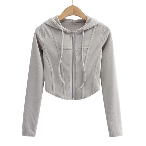 Women's Fashion Tunic Hooded Cardigan Top Jacket - ROUTINE FASHION