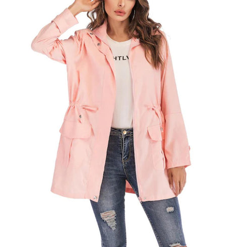 Solid color trench coat - ROUTINE FASHION