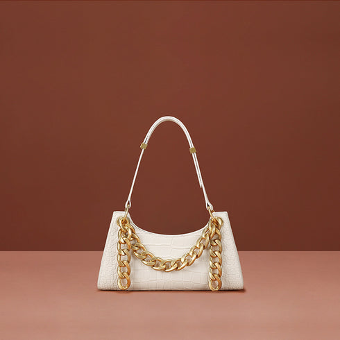 Chain leather shoulder bag - ROUTINE FASHION