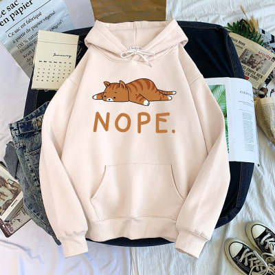 Fashion Men And Women Cat Printed Hoodie - ROUTINE FASHION
