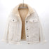 Lamb Wool Thickened Plus Velvet Denim Jacket Women - ROUTINE FASHION