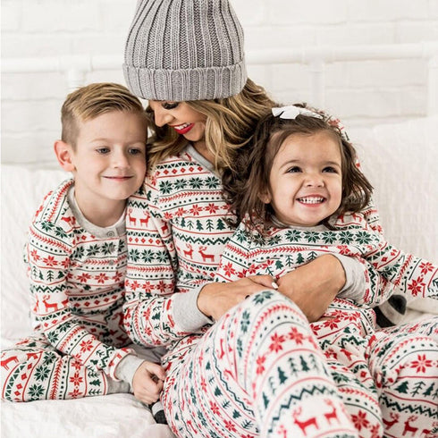 Christmas Pajamas Family Matching New Year Father Mother Kids Baby Look Clothes Set Dad Mom And Daughter Son Pyjamas Outfit - ROUTINE FASHION