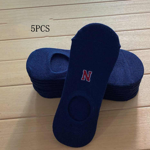 Socks Men And Women Solid Color Boat Socks Spring Invisible Socks Socks Socks Net Red Men'S Socks - ROUTINE FASHION