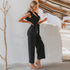 Simple Elegant Polka Dot Print Women Jumpsuits - ROUTINE FASHION