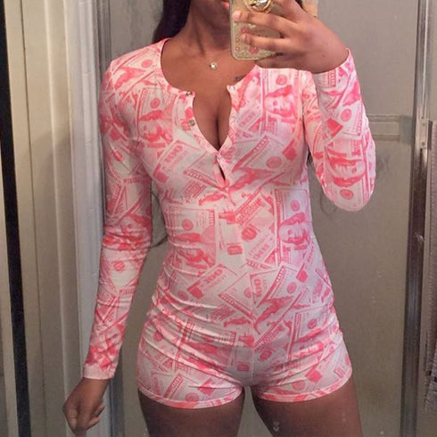 Sexy jumpsuit pajamas - ROUTINE FASHION