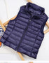 Lightweight down jacket women's Vest Short Size Large - ROUTINE FASHION