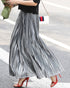 New Pleated Skirt Long Skirt - ROUTINE FASHION
