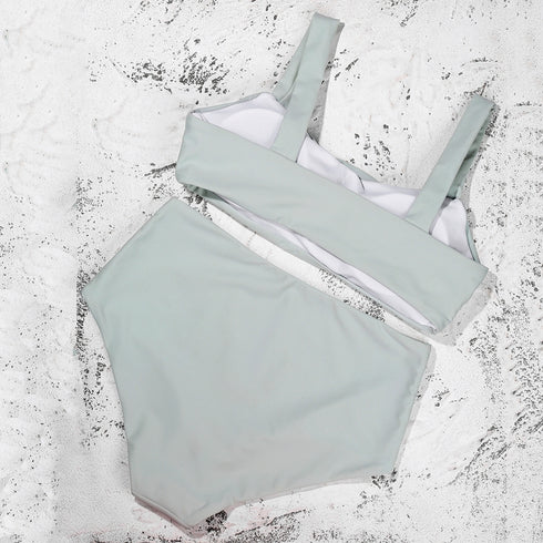 Brown Bikinis Wide Straps Push Up Bikini - ROUTINE FASHION