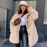 Women Winter Faux Fur Warm Long Coat Korean Teddy Coats - ROUTINE FASHION